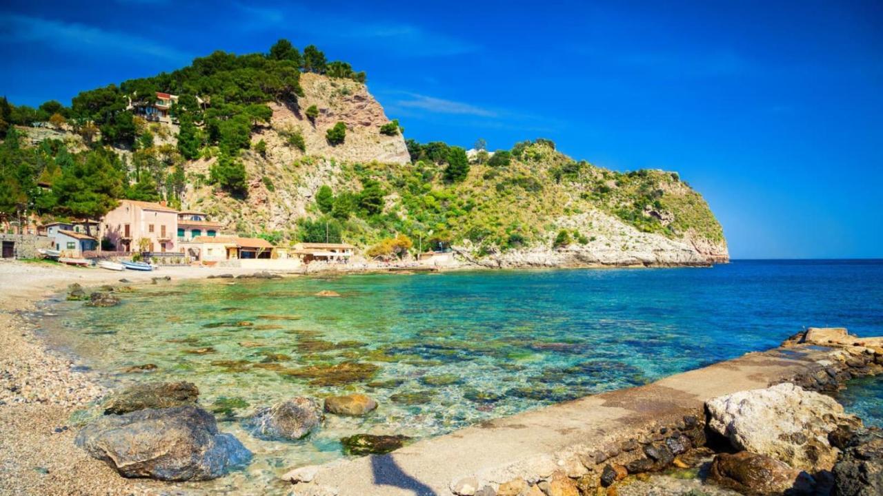 Greek Theater - Sea View Apartment Taormina Eksteriør billede