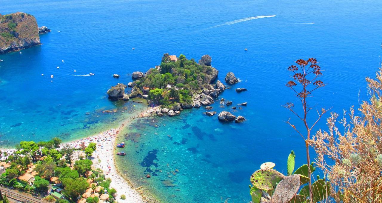 Greek Theater - Sea View Apartment Taormina Eksteriør billede