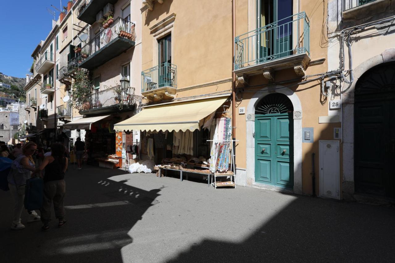 Greek Theater - Sea View Apartment Taormina Eksteriør billede