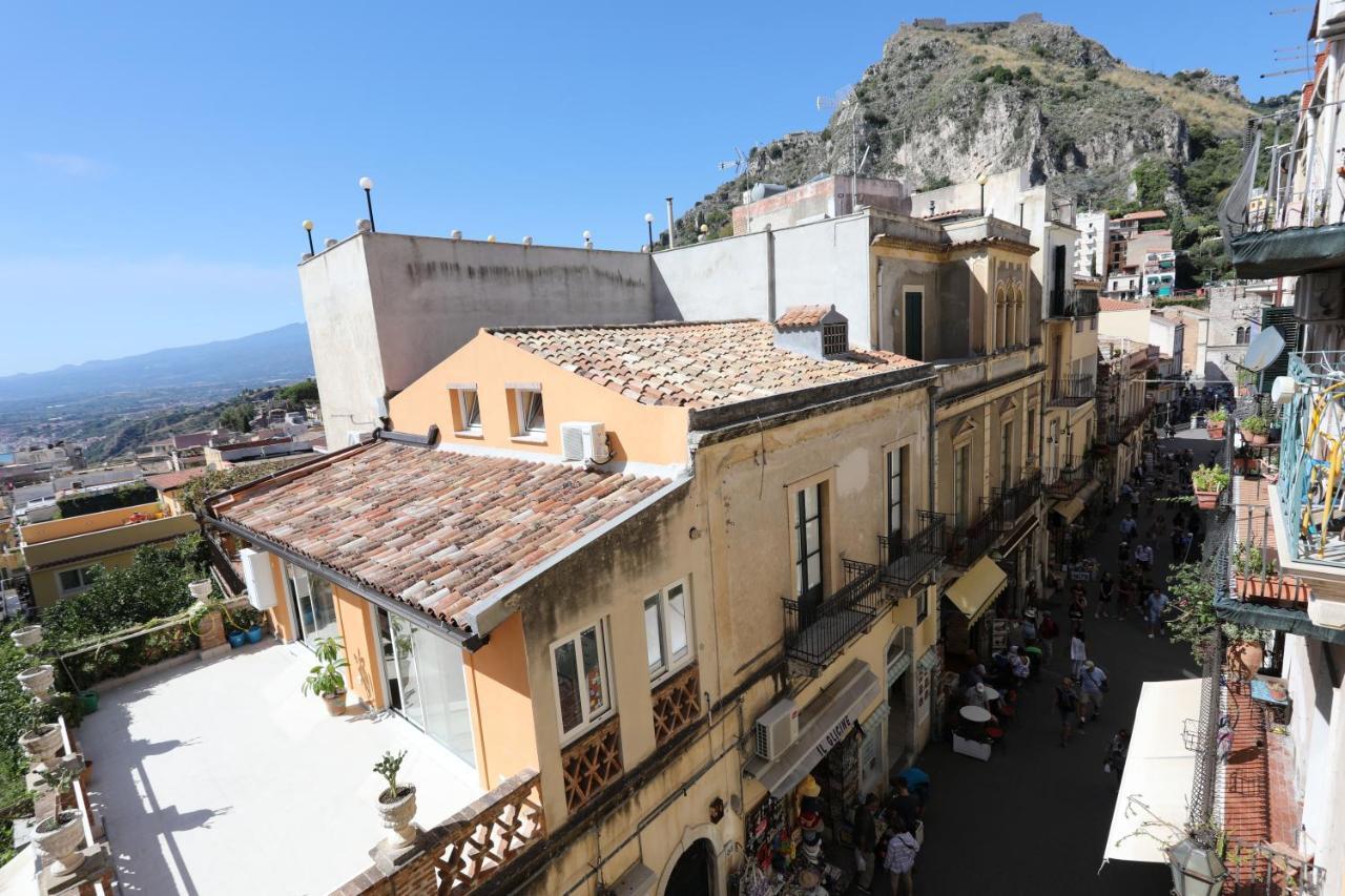 Greek Theater - Sea View Apartment Taormina Eksteriør billede